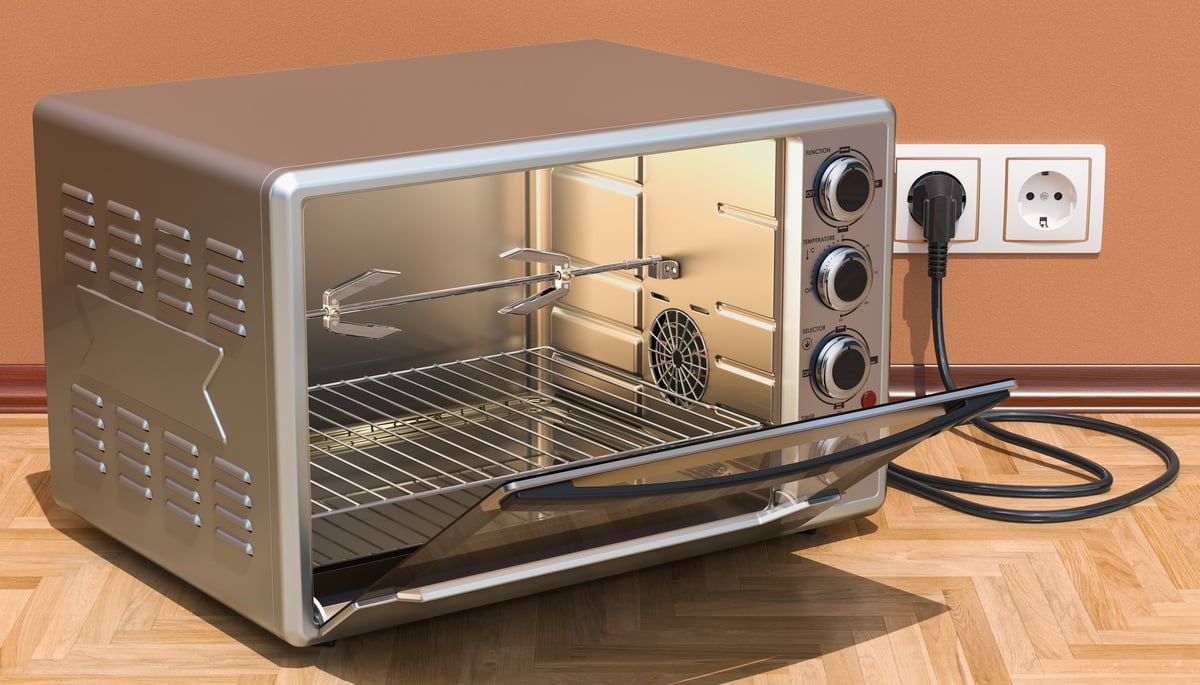 VORA electric oven with rotisserie — roast, bake, and grill with professional results