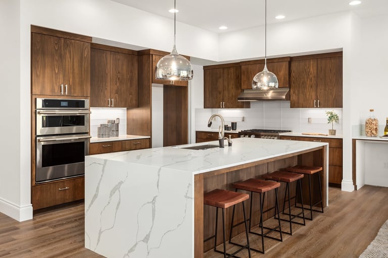 Kitchen in newly constructed luxury home