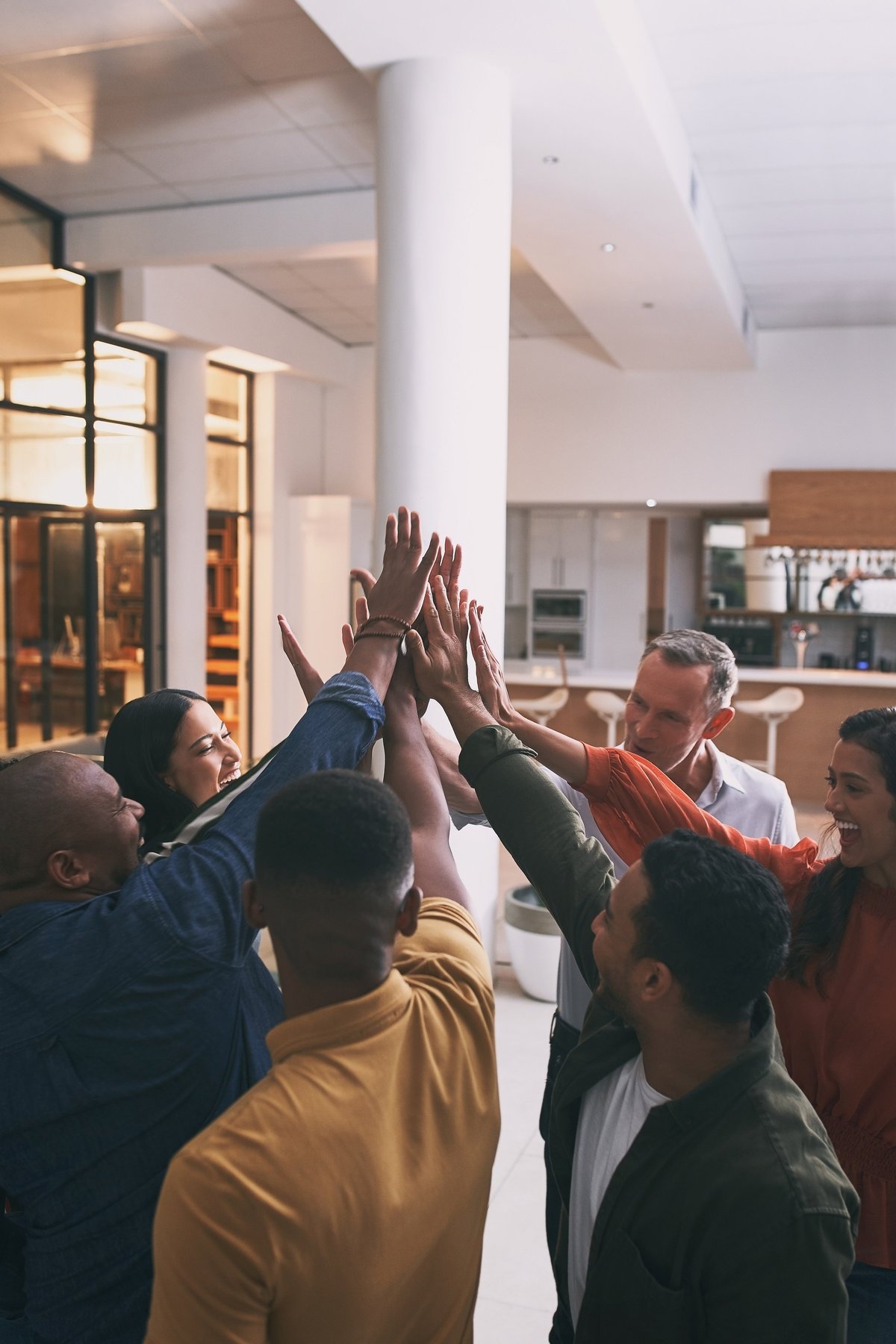 Pensacola Campus students gathered together in a show of team spirit, faith, and friendship