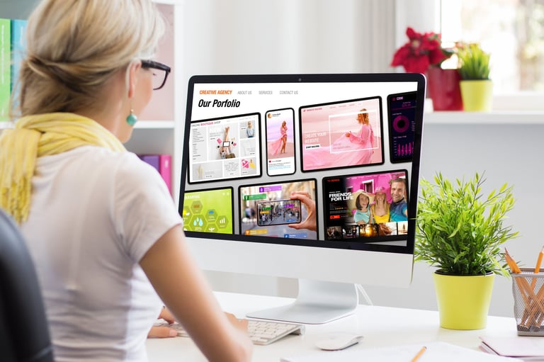 Creative agency website project
