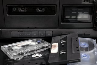 Vintage cassette tape