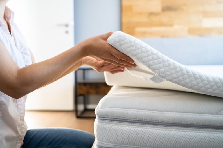 PRIMESOFT thick pillow top mattress topper with deep pockets