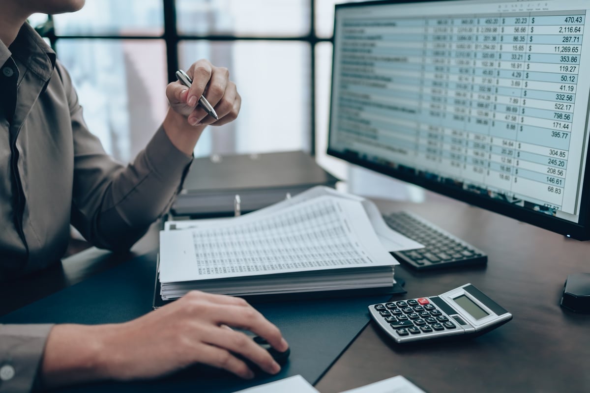 Financial professionals at One Stop Tax headquarters in Houston
