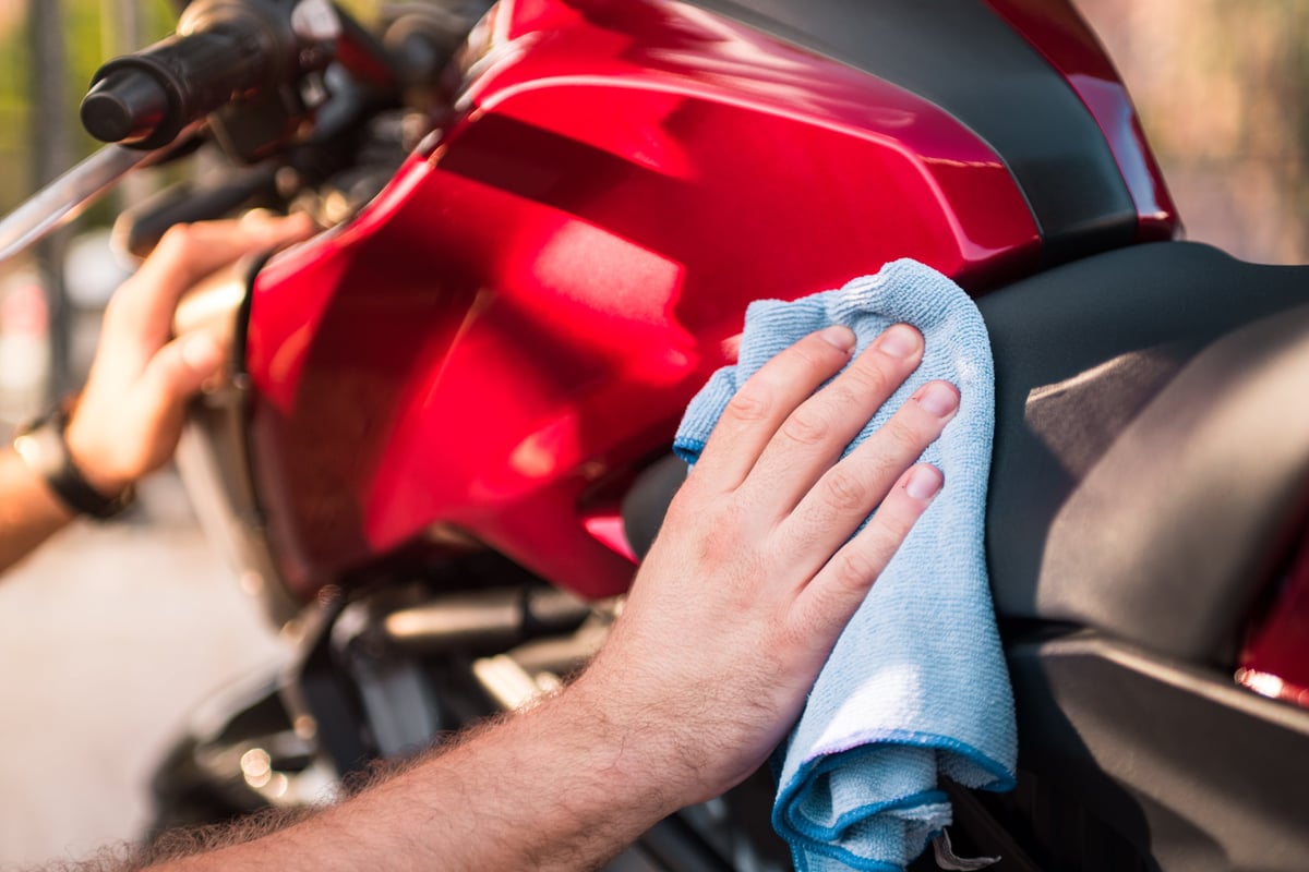 Motorcycle detailing and polishing by Arko Detailing Pretoria East