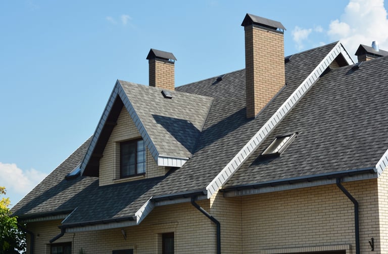 House roof with dormer