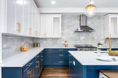 Completed kitchen remodel project