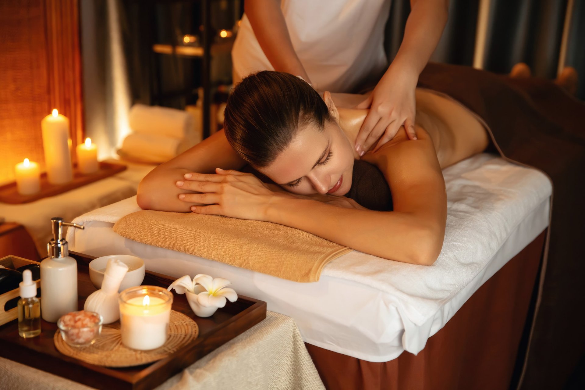 Luxury spa environment
