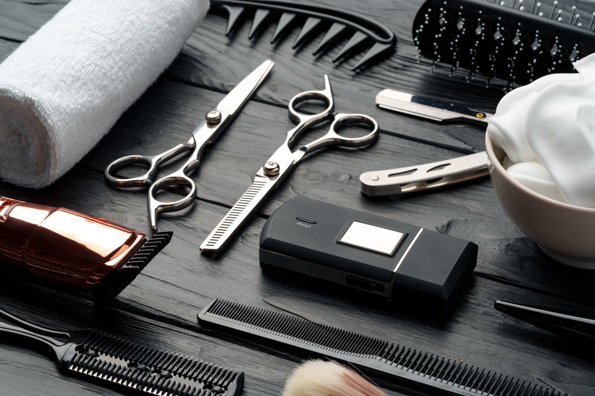 Professional barber tools