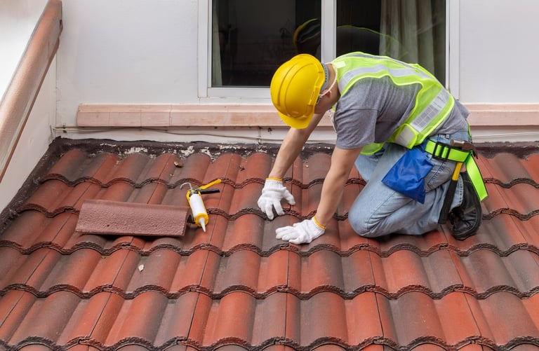 Roof tile inspection and repointing