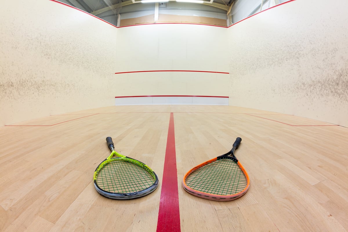 Cancha de squash profesional