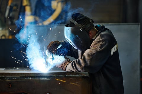 Skilled welder
