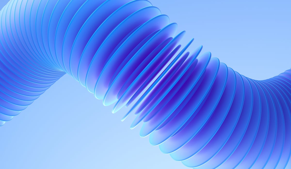 Minimal abstract geometric waves in soft neutral tones