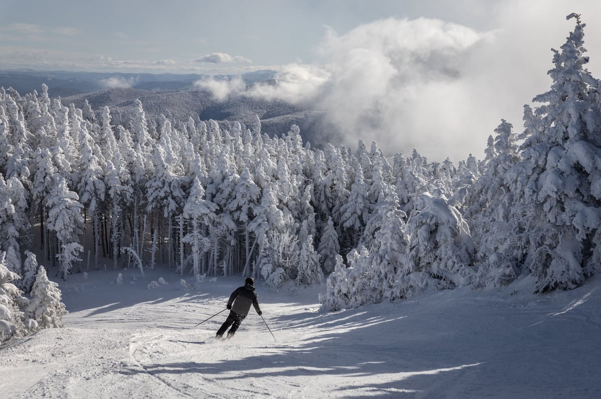Catskiing Georgien Bakhmaro Powderabfahrt