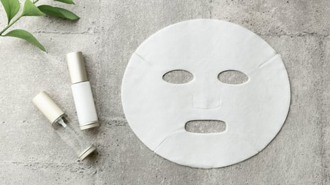 Face mask treatment result — glowing skin