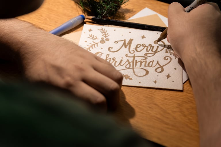 Handcrafting a personalized creation at Lana Marie Creations