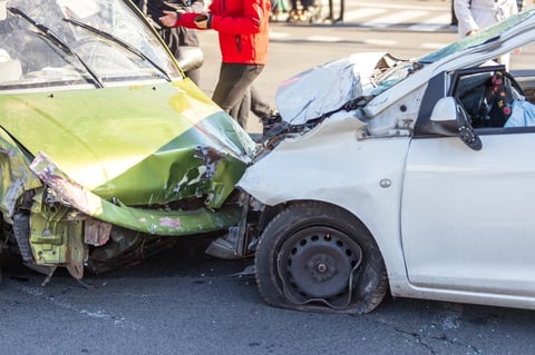 Severe collision repair before photo Newark NJ
