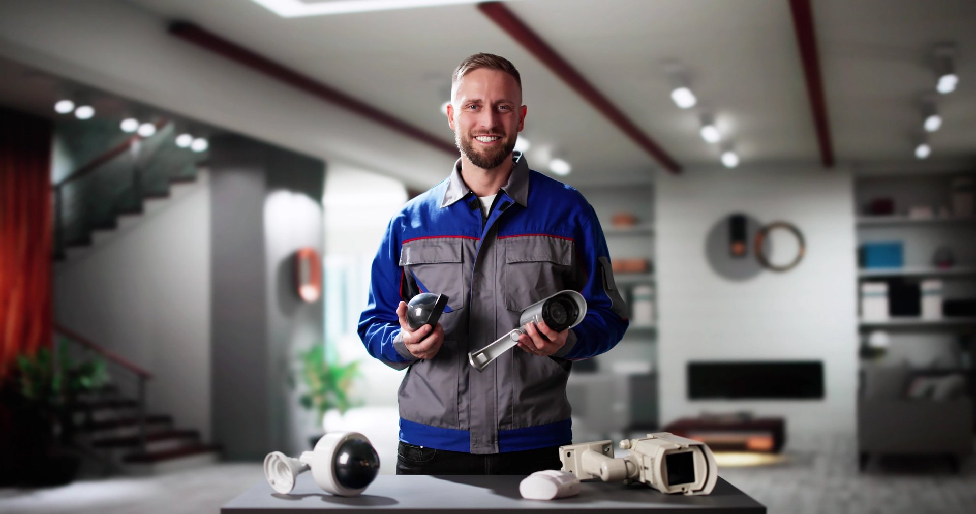 Professional telecommunications technician working on network cabling installation in Melbourne