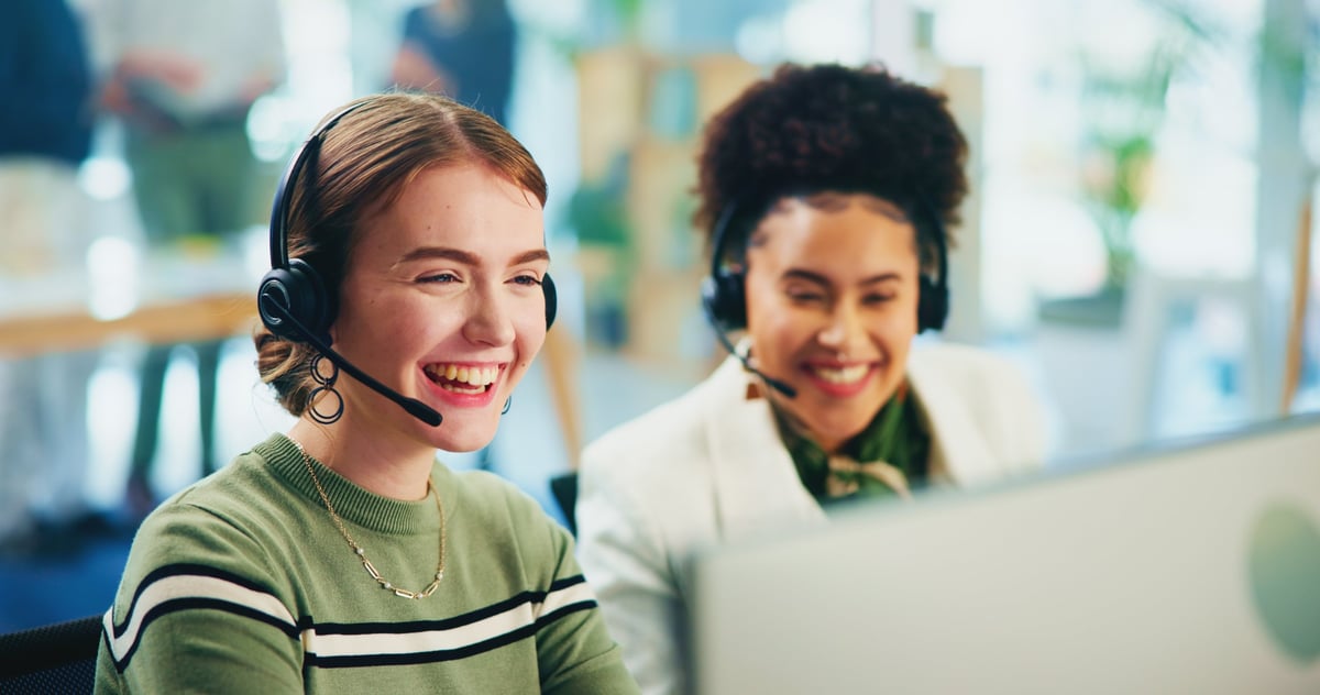 Professional service team coordinating customer calls, emails, and inquiry follow-up