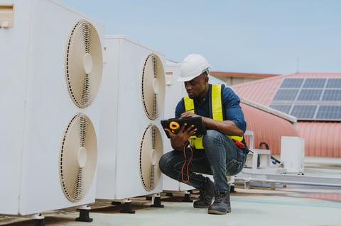 Coldfront HVAC team at work