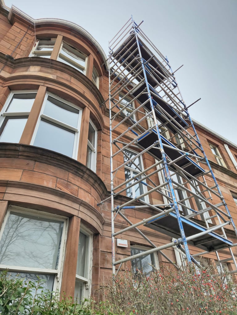 Property buildings across the UK