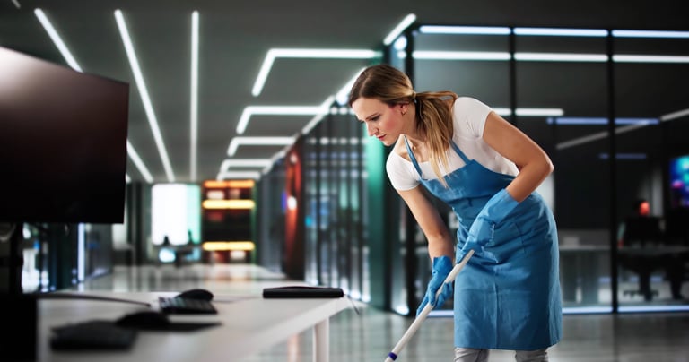 Dental office cleaning services