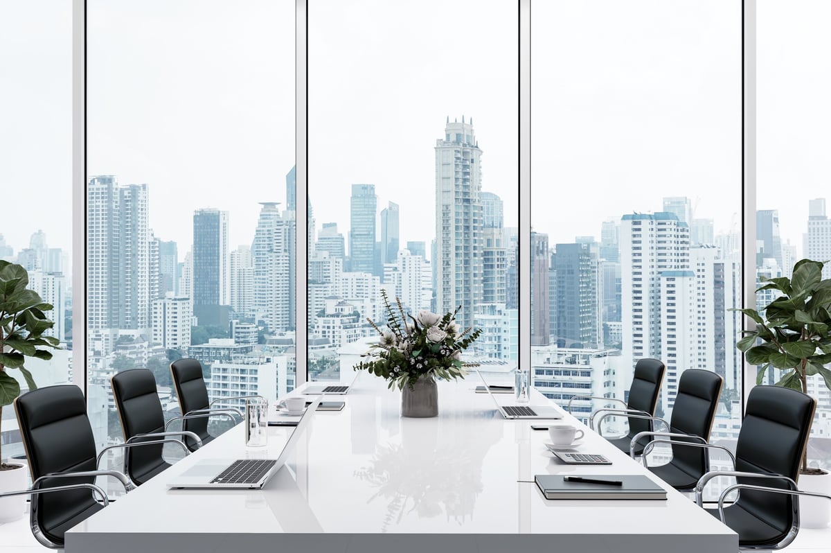 Consulting firm website with polished, trust-building design and thought leadership content