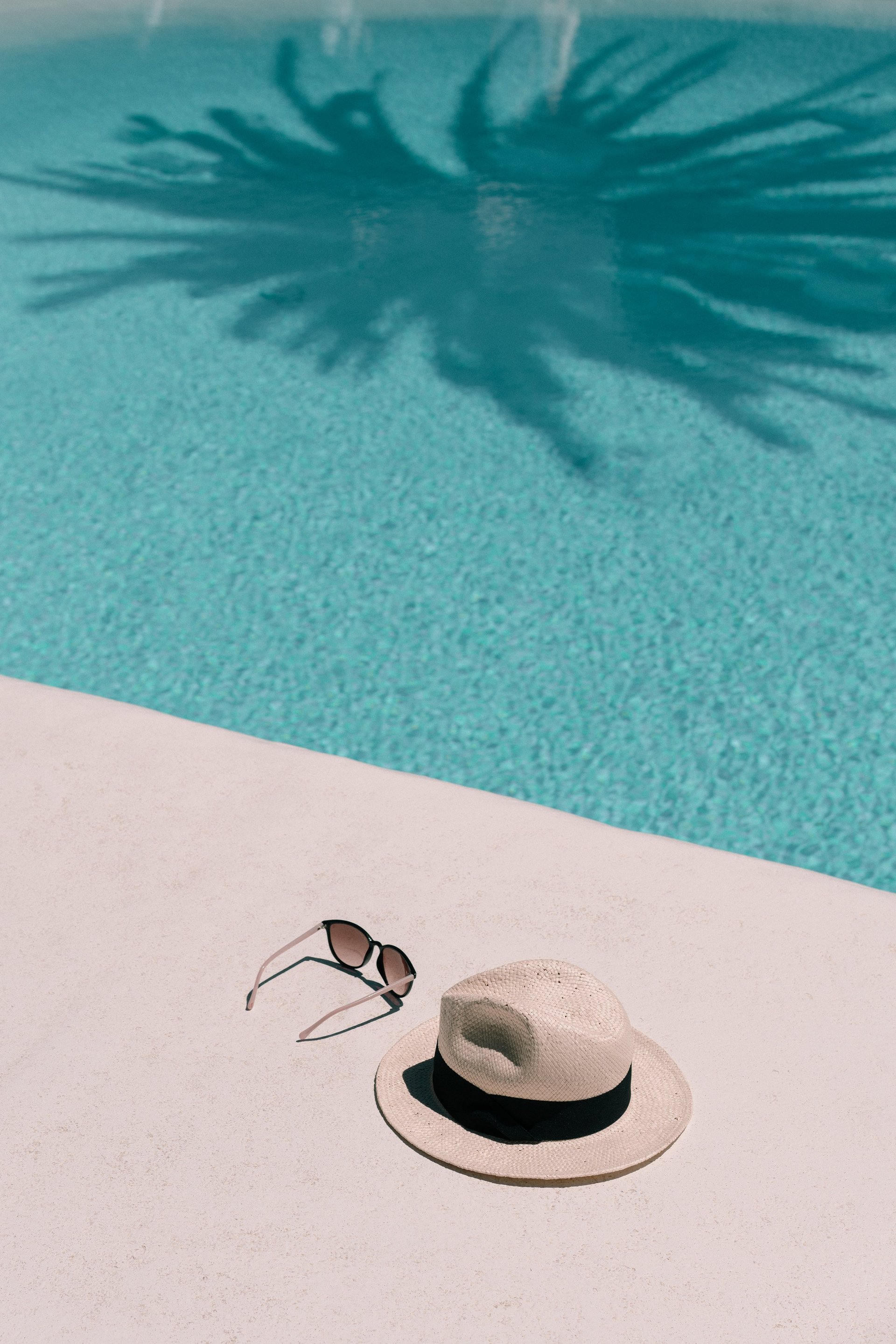 Poolside relaxation