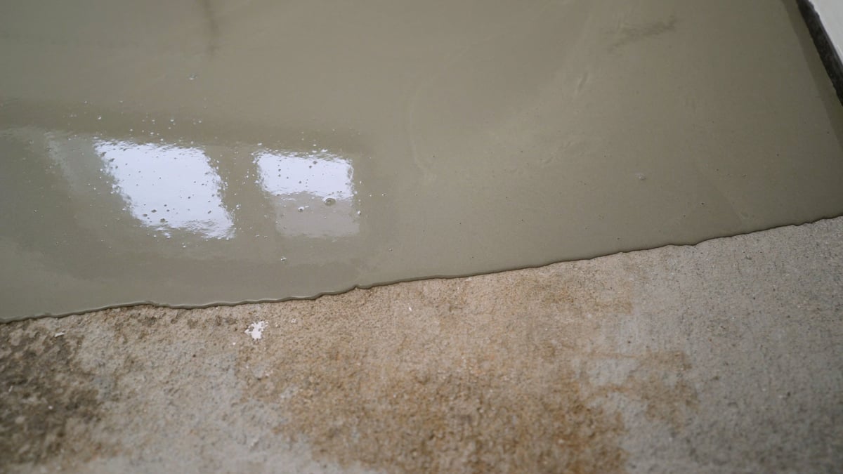 Professional diamond grinding surface preparation for concrete floor