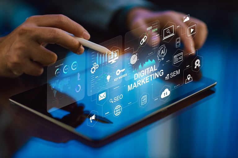 Business analytics and digital marketing technology