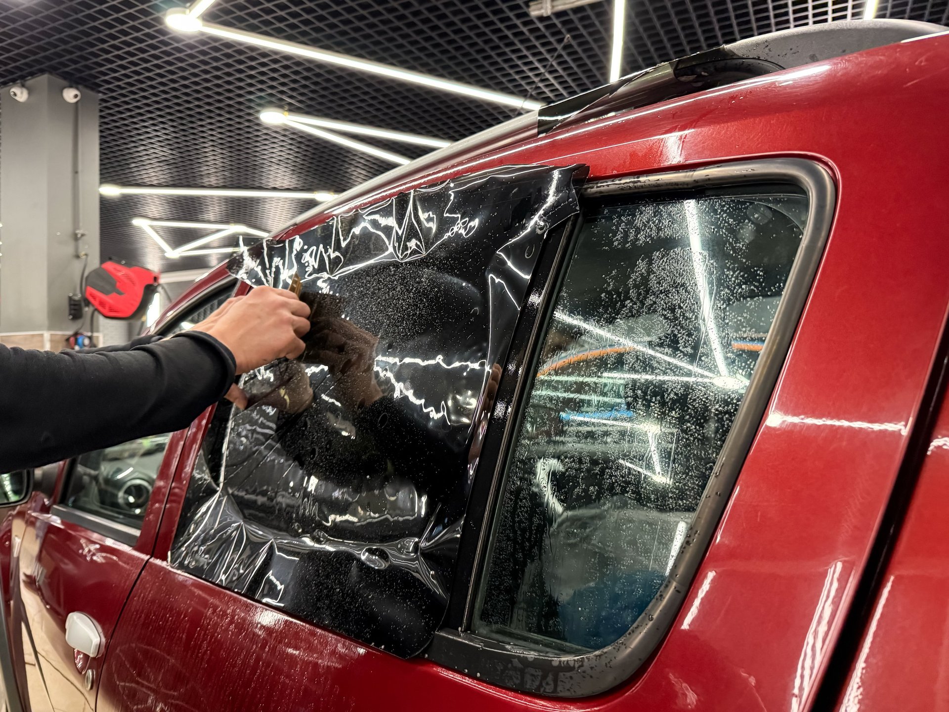 Professional window tinting service