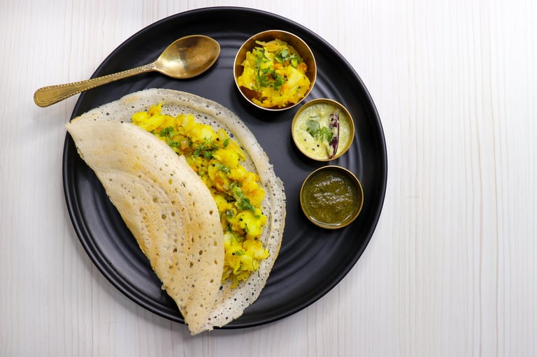 Crispy Masala dosa