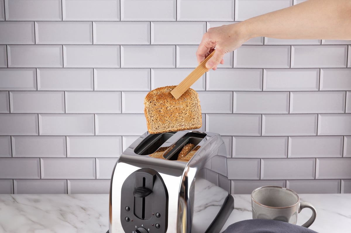 Perfect golden toast from the VORA toaster — a beautiful morning ritual