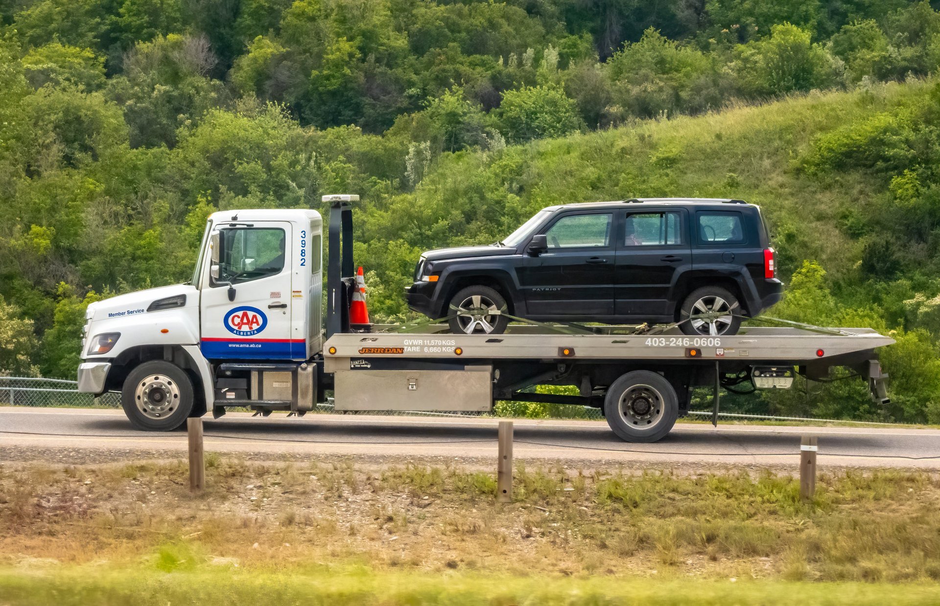 Flat tire assistance