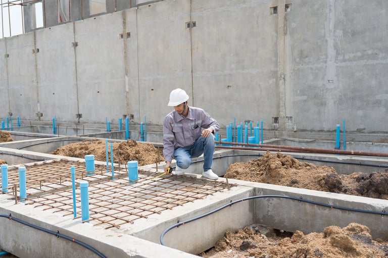 Service trenching and pipe infrastructure