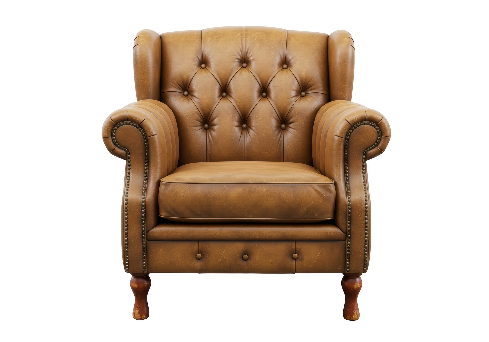 Leather armchair