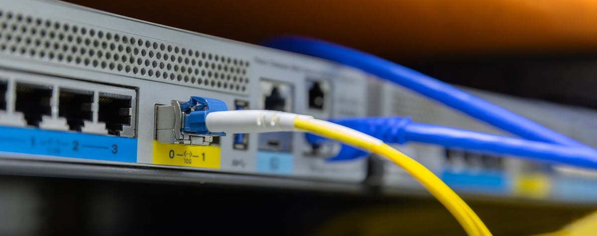 Network cables and hardware setup