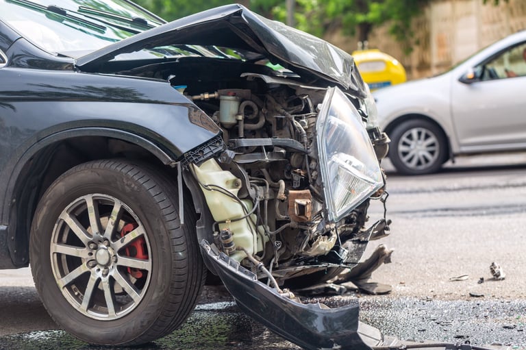 Vehicle that looked beyond repair — expertly restored.