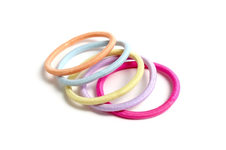 Assorted satin scrunchies hair ties