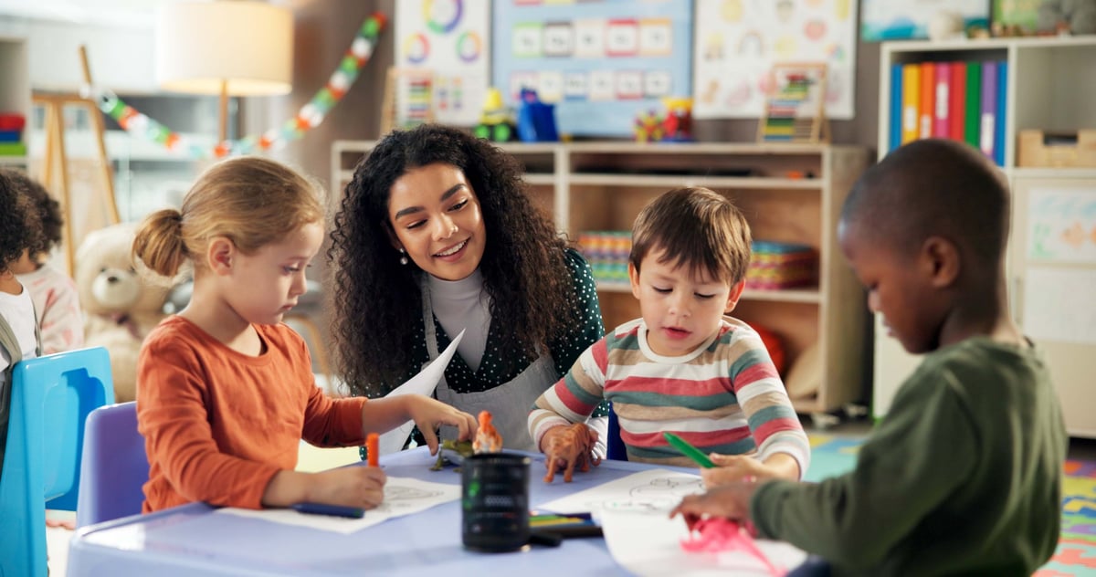 Elementary students at the Milton K–5 Campus actively learning, creating, and exploring together