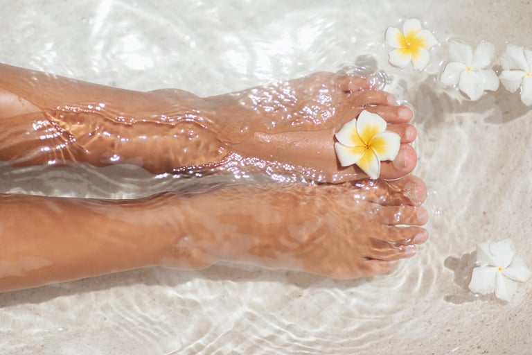 Pedicure rilassante
