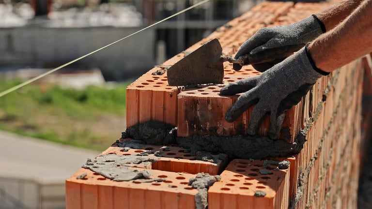 Builder working on extension