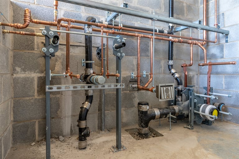 Commercial Bathroom Rough-In