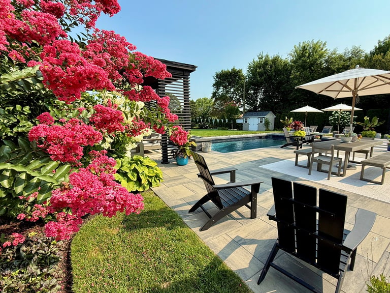 Luxury pool and garden transformation