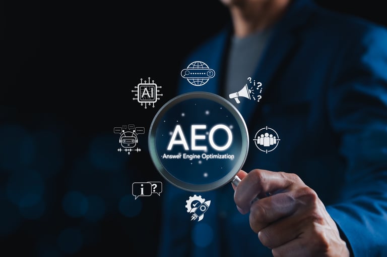 Online reputation and search optimization concept