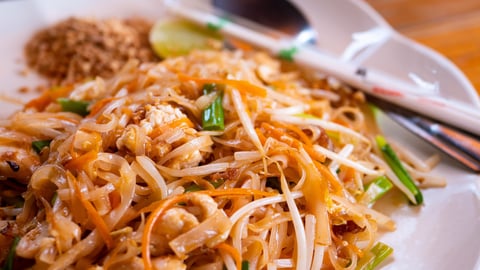 Beautiful aromatic Thai food