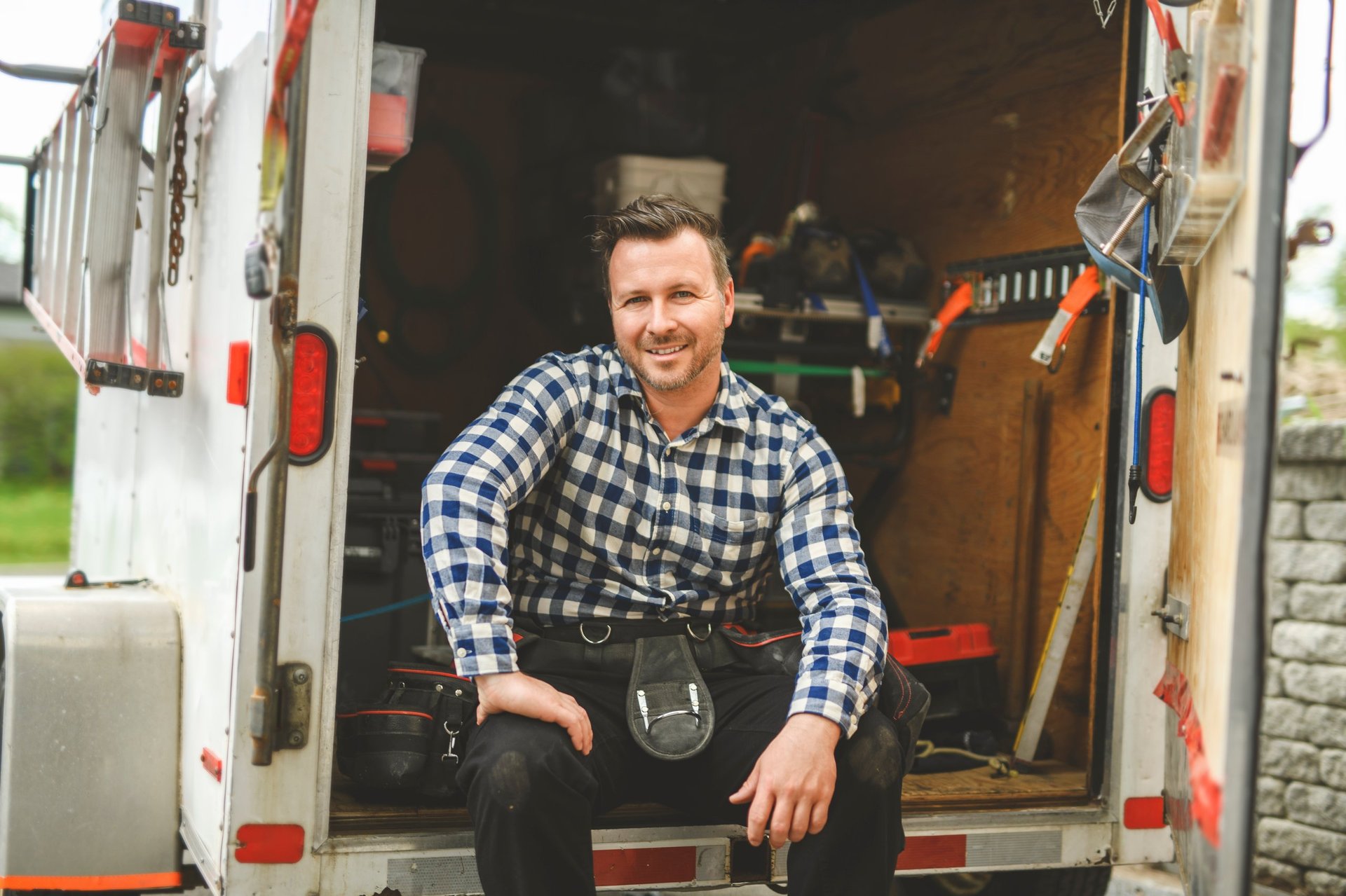 A trades business owner at work, one of the commercial clients CBB Group finances