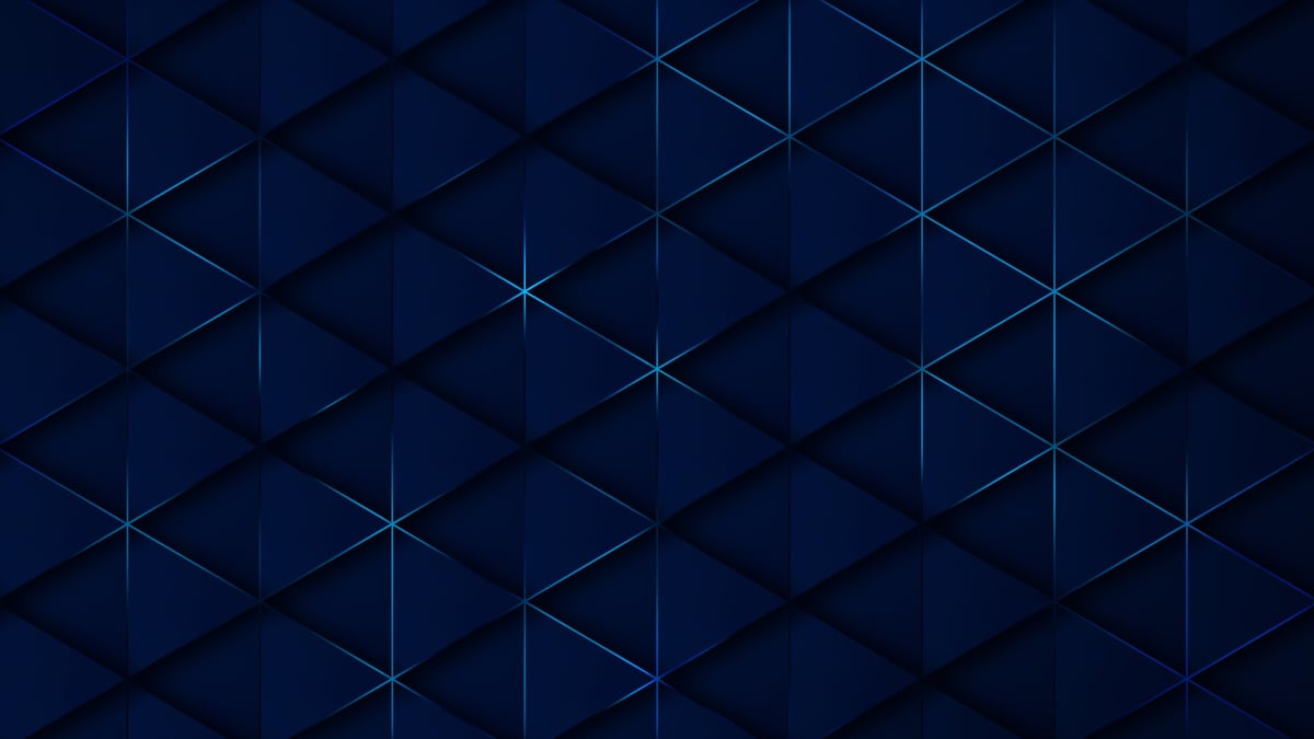 Abstract glowing blue geometric placeholder graphic
