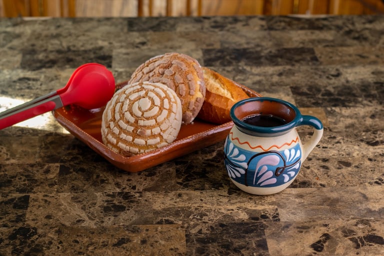 Coffee and conchas — community traditions