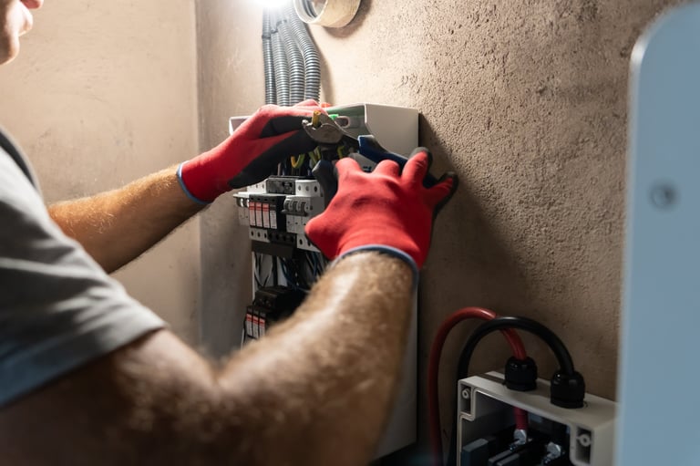 Electrical panel upgrade work