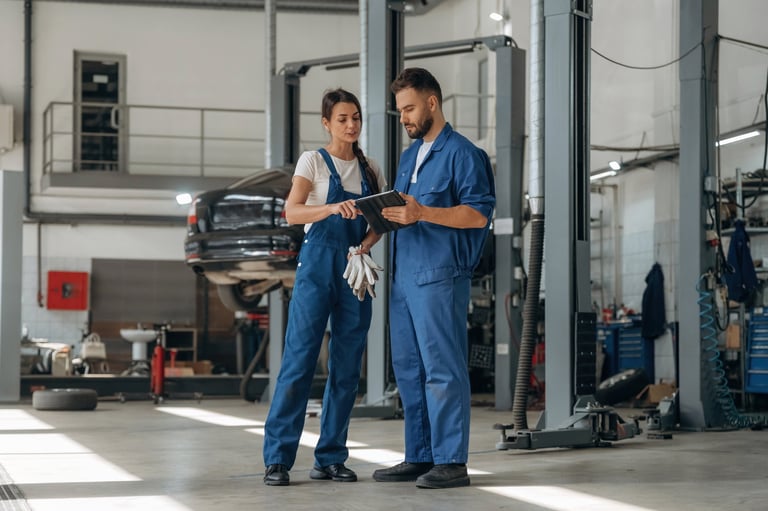 Fleet maintenance team